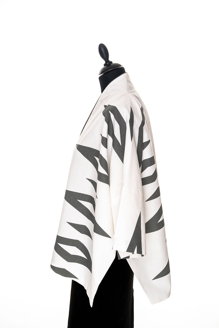 Kimono jacket in Prisma - anthracite grey