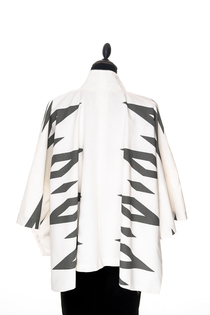 Kimono jacket in Prisma - anthracite grey